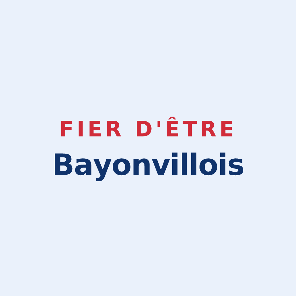 Sticker « Fier d'être Bayonvillois » — design pour Bayonville