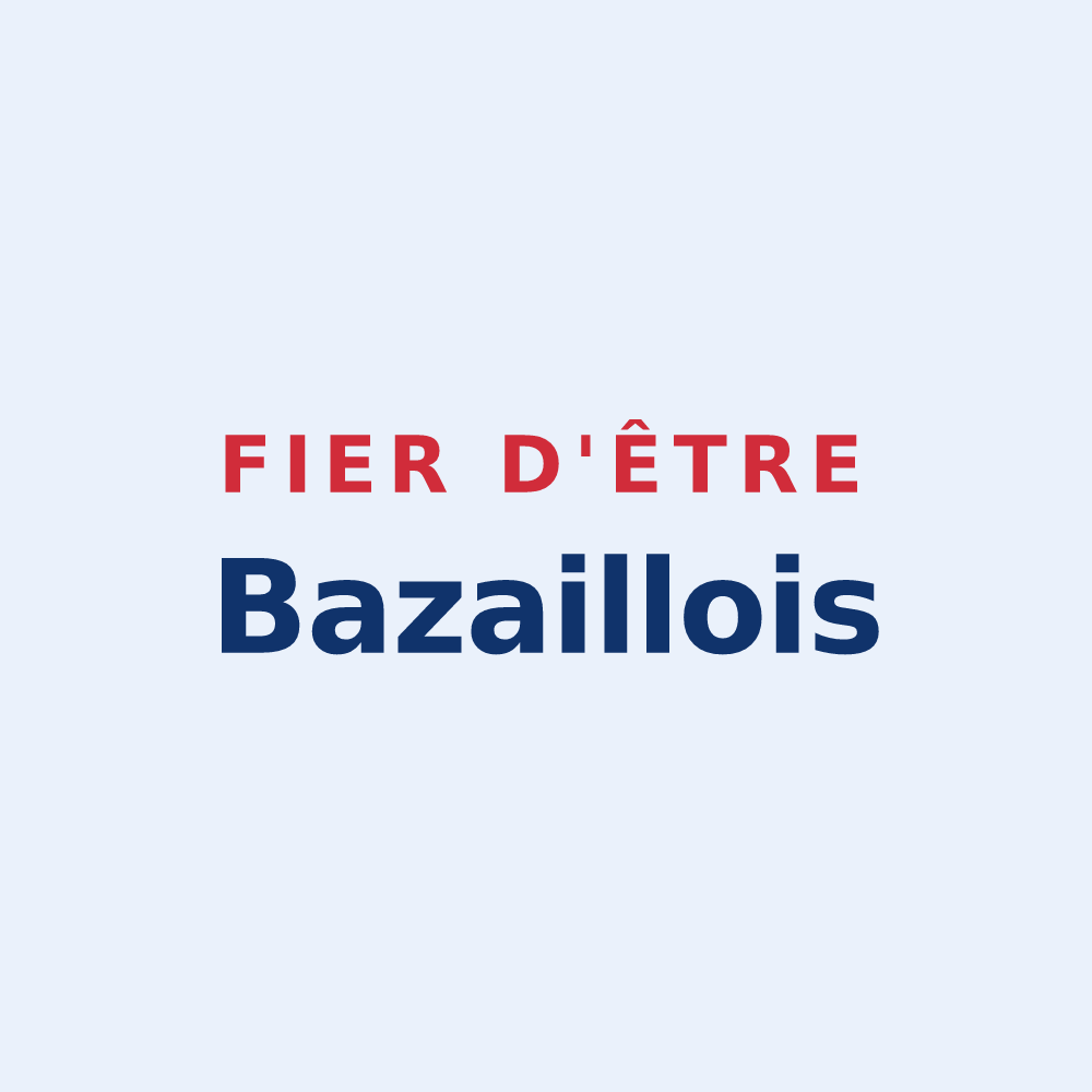 Sticker « Fier d'être Bazaillois » — design pour Bazailles