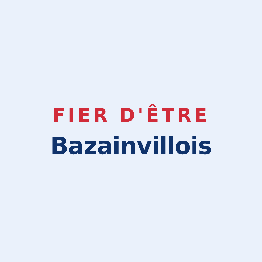 Sticker « Fier d'être Bazainvillois » — design pour Bazainville