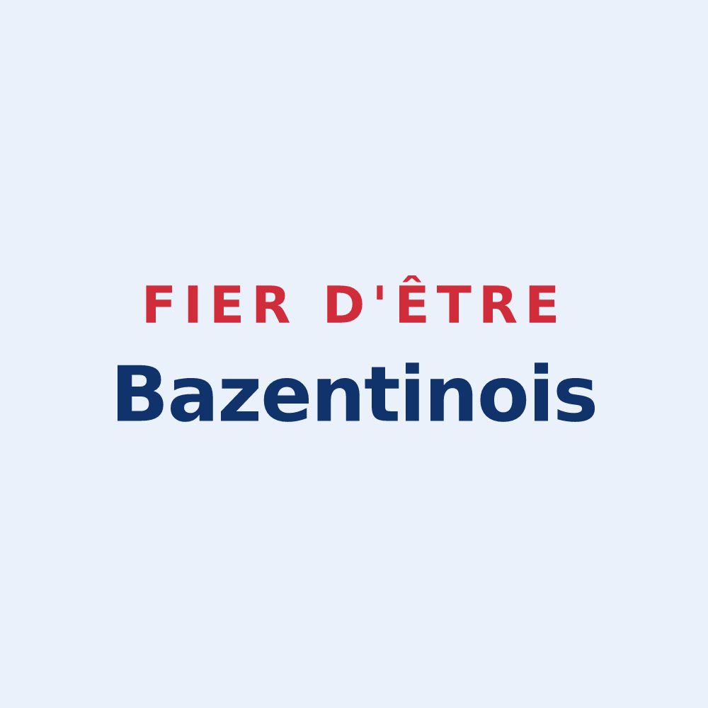 Sticker « Fier d'être Bazentinois » — design pour Bazentin