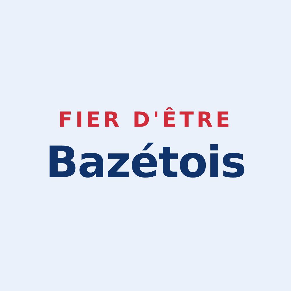 Sticker « Fier d'être Bazétois » — design pour Bazet