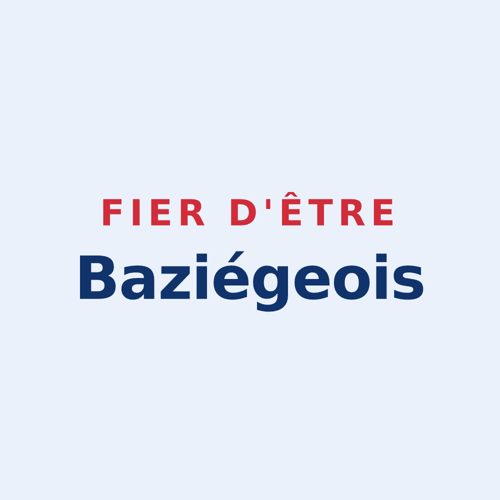 Sticker « Fier d'être Baziégeois » — design pour Baziège