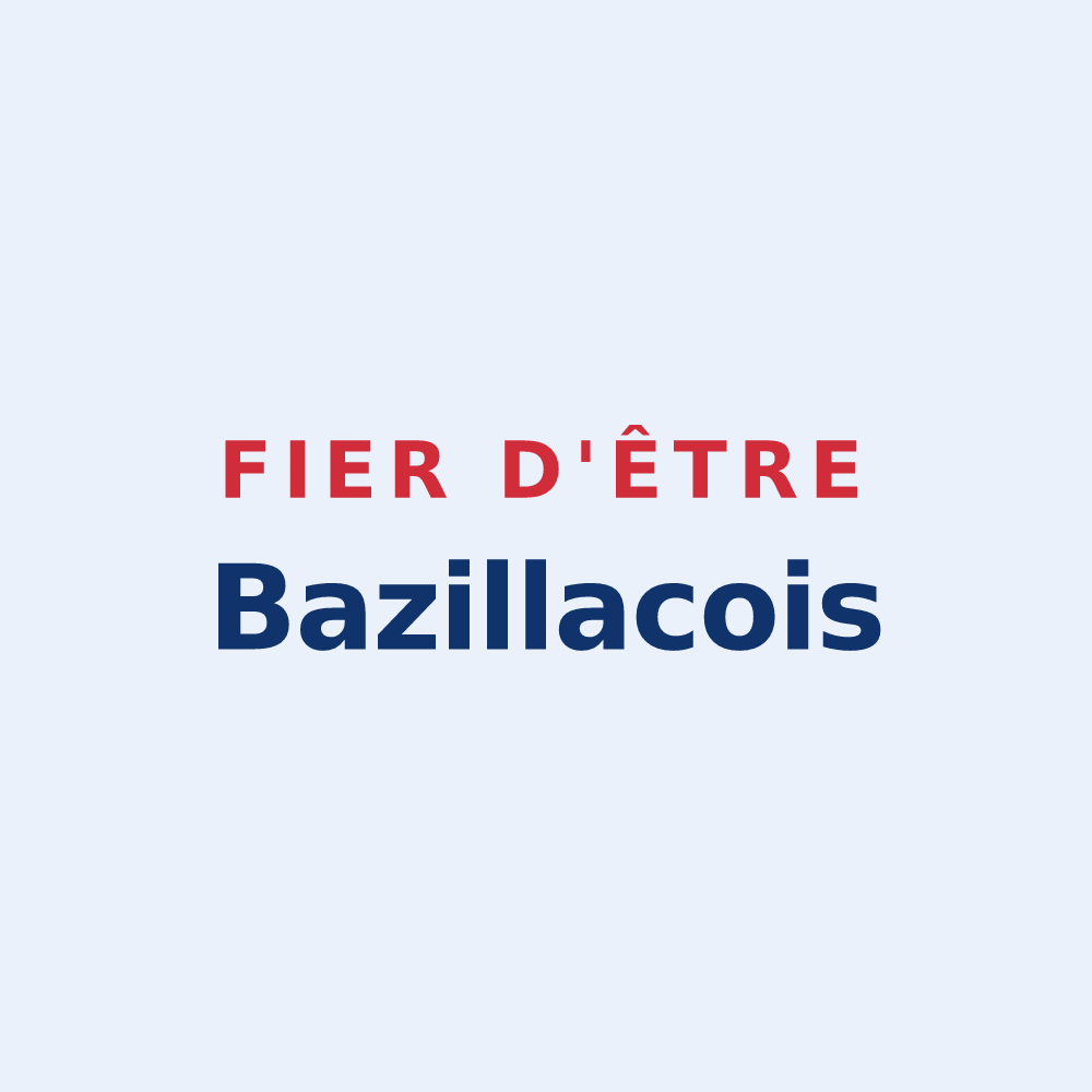Sticker « Fier d'être Bazillacois » — design pour Bazillac