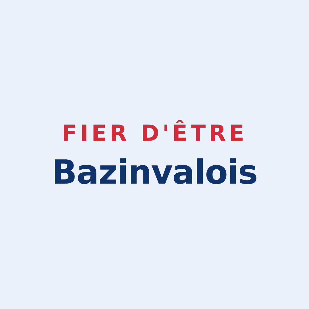 Sticker « Fier d'être Bazinvalois » — design pour Bazinval