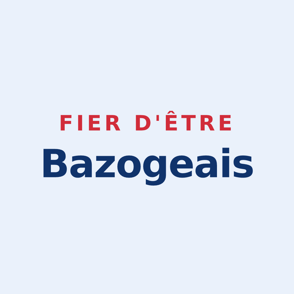 Sticker « Fier d'être Bazogeais » — design pour Bazoges-en-Paillers