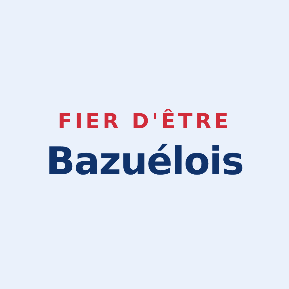 Sticker « Fier d'être Bazuélois » — design pour Bazuel