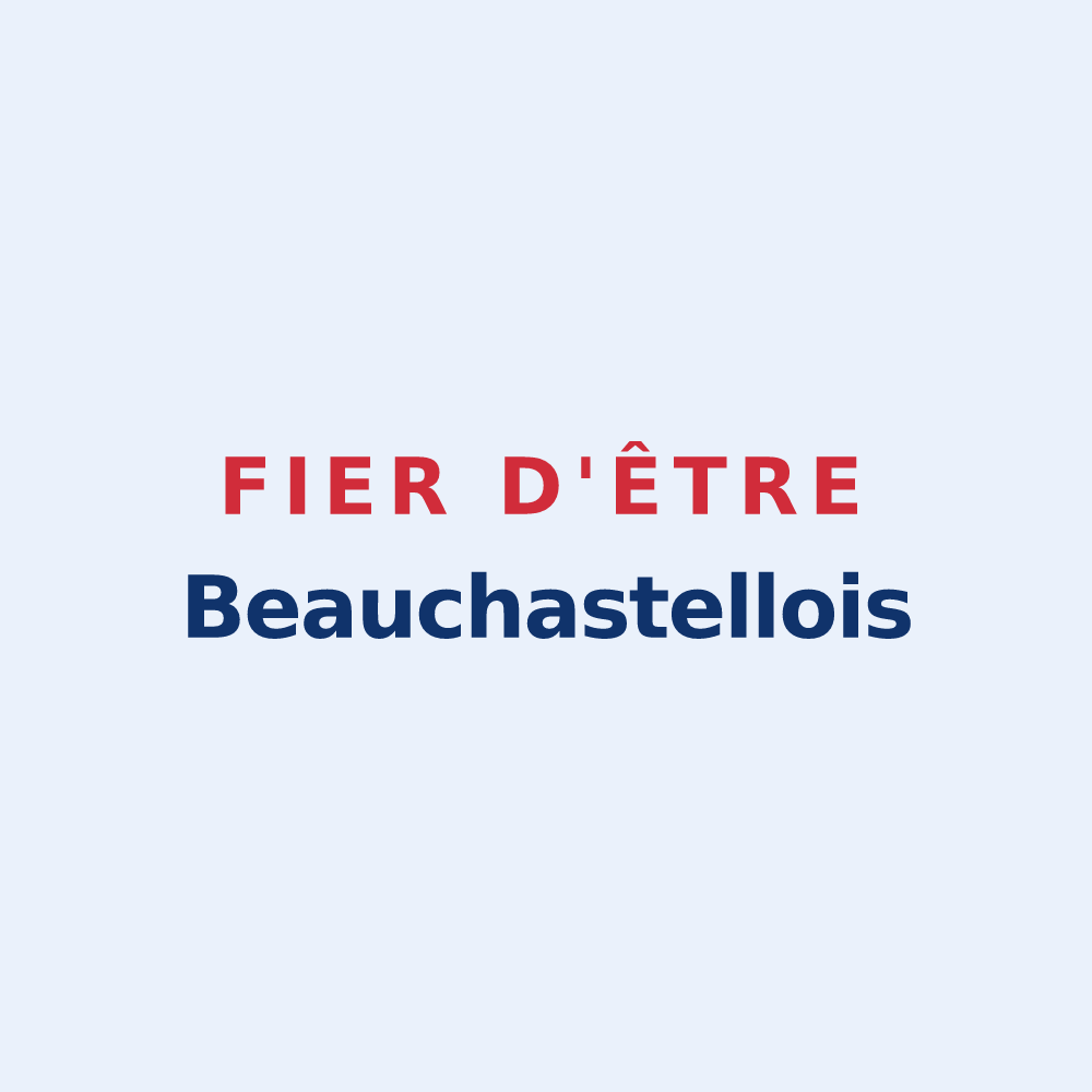 Sticker « Fier d'être Beauchastellois » — design pour Beauchastel