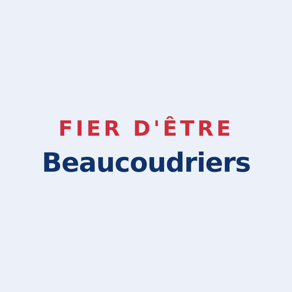 Sticker « Fier d'être Beaucoudriers » — design pour Beaucoudray