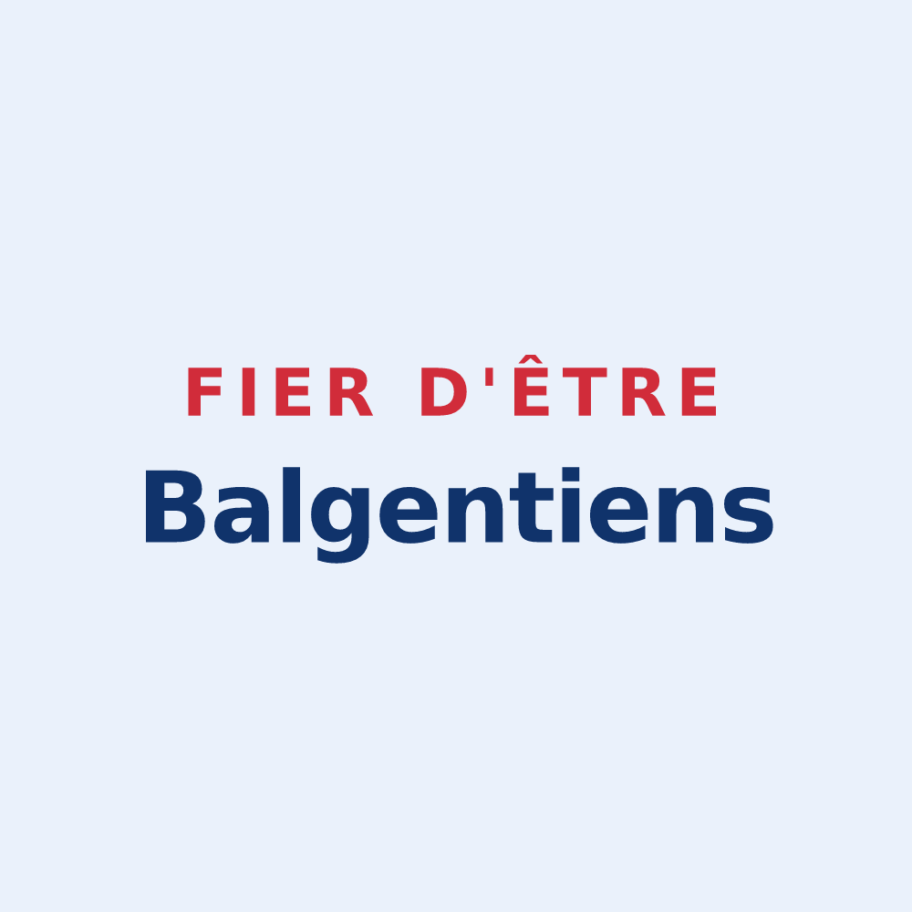 Sticker « Fier d'être Balgentiens » — design pour Beaugency
