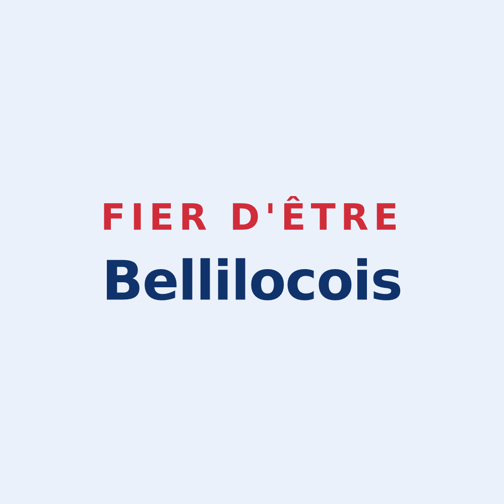Sticker « Fier d'être Bellilocois » — design pour Beaulieu