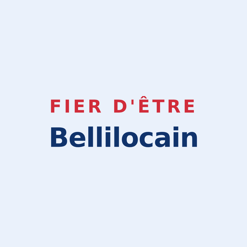 Sticker « Fier d'être Bellilocain » — design pour Beaulieu-sous-la-Roche