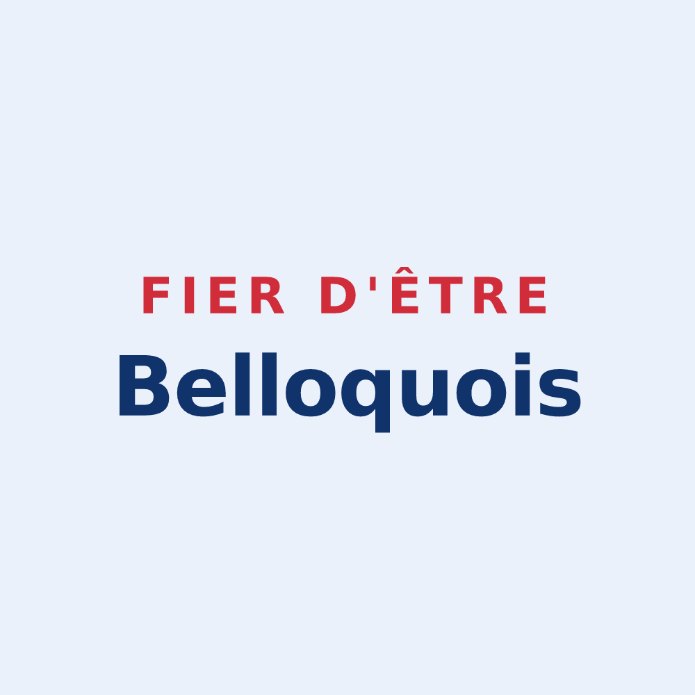 Sticker « Fier d'être Belloquois » — design pour Beaulieu-sur-Layon