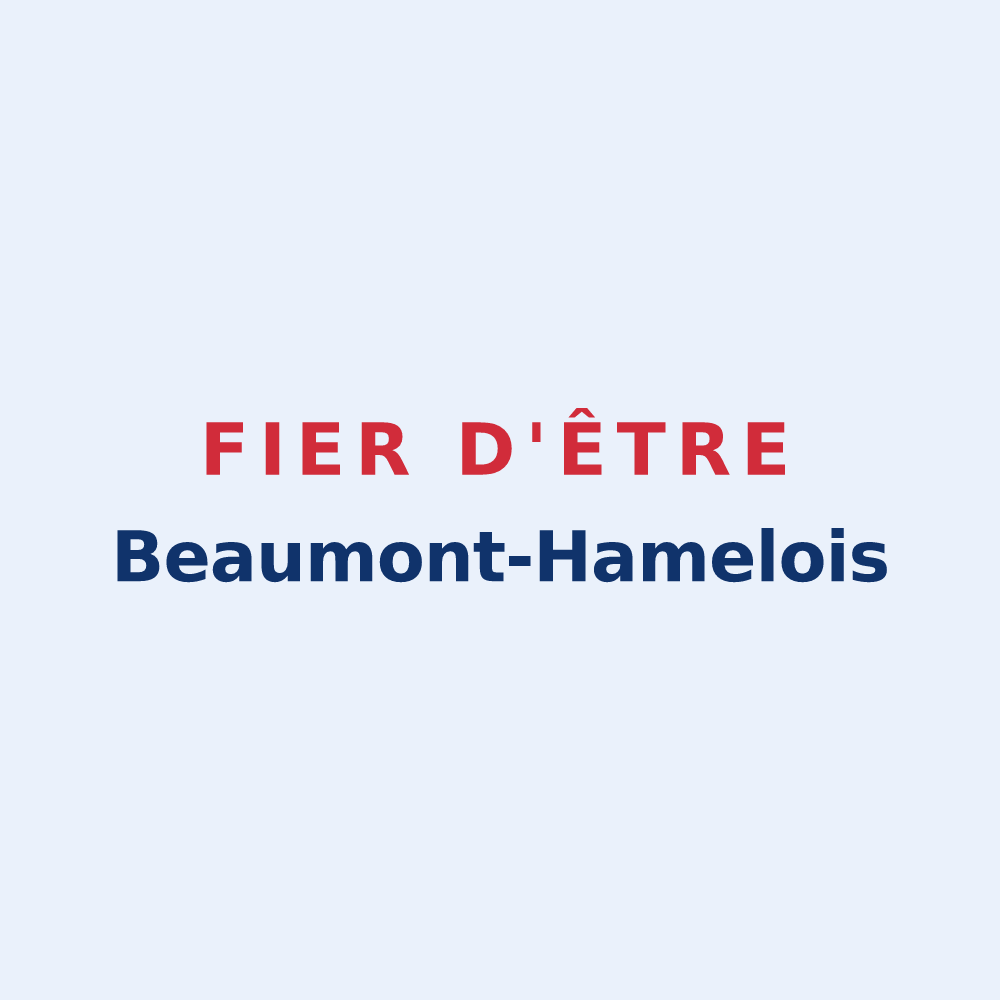 Sticker « Fier d'être Beaumont-Hamelois » — design pour Beaumont-Hamel