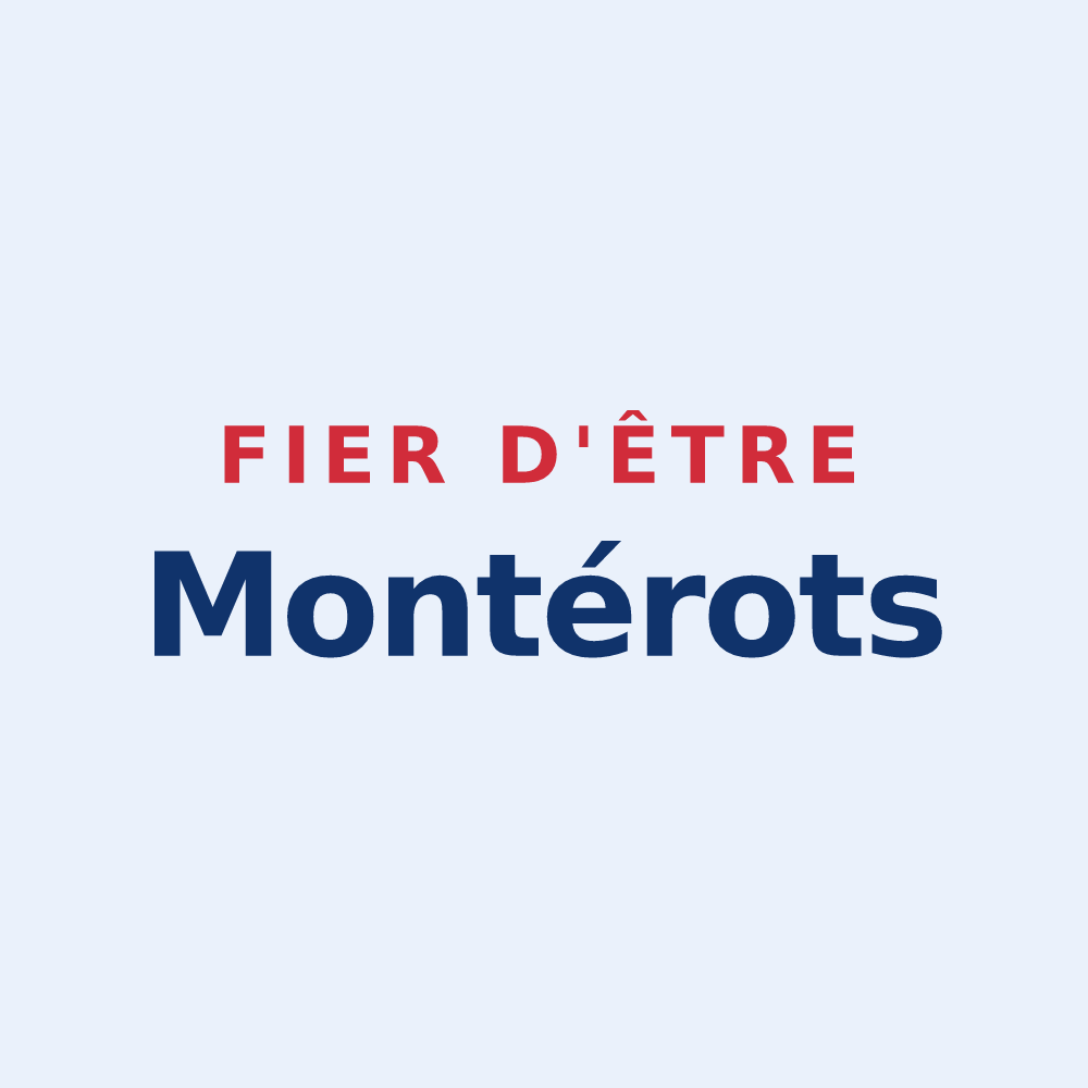 Sticker « Fier d'être Montérots » — design pour Beaumont-Monteux
