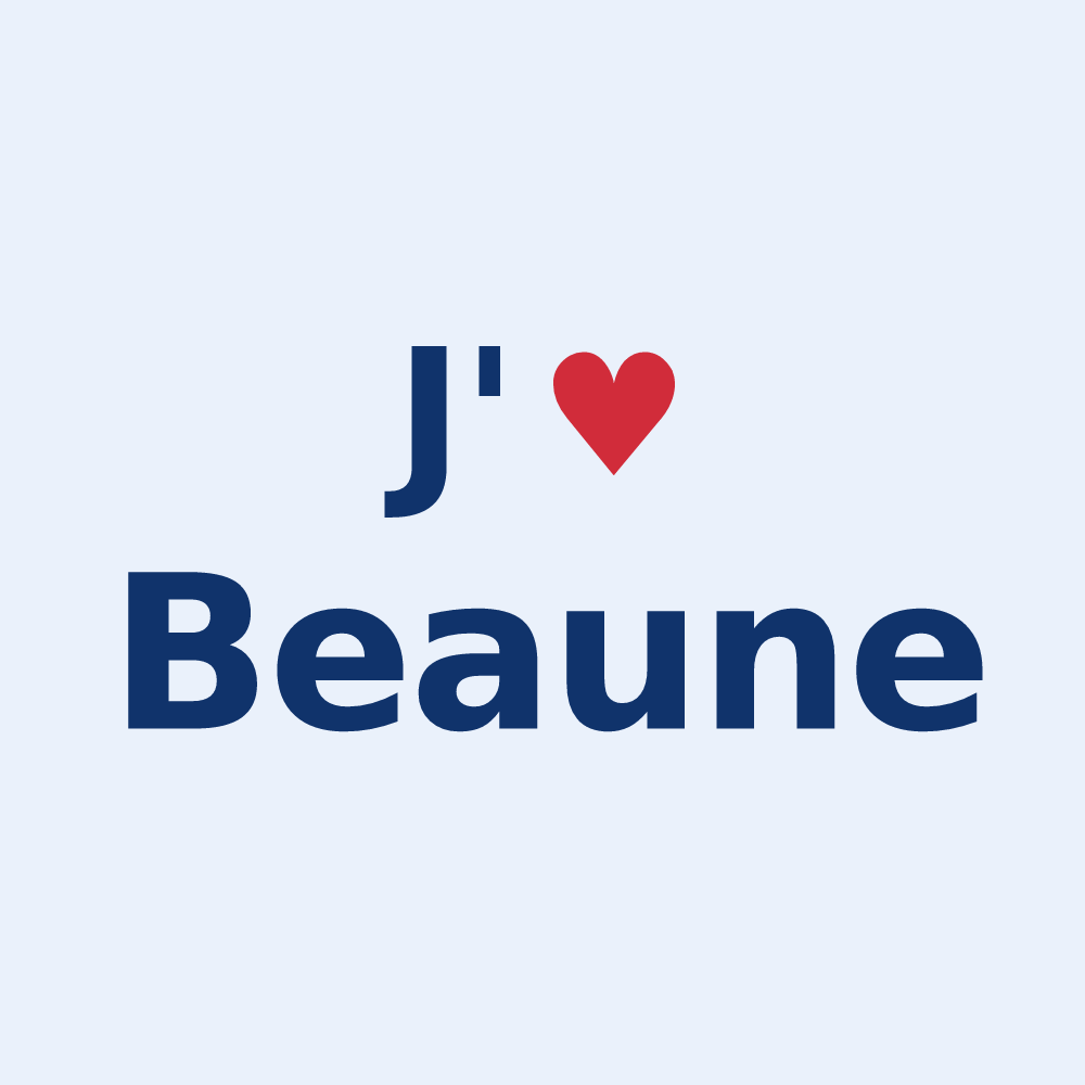 Sticker personnalisé Beaune — design J'aime Beaune