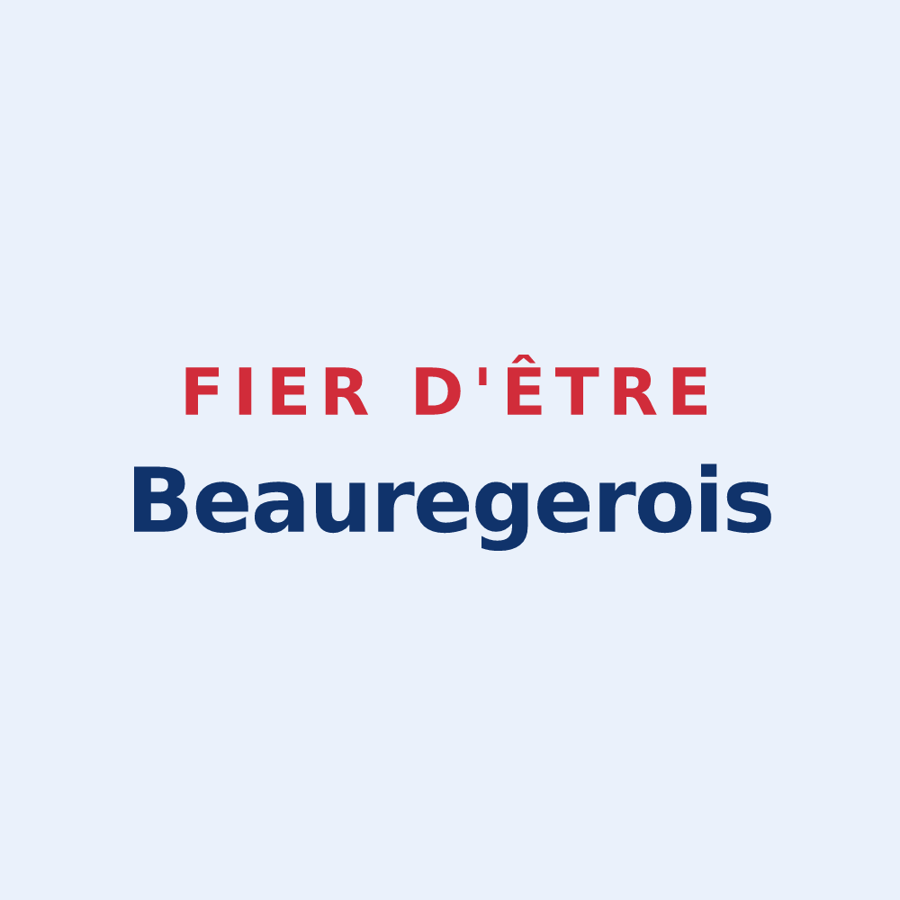 Sticker « Fier d'être Beauregerois » — design pour Beauregard-Baret