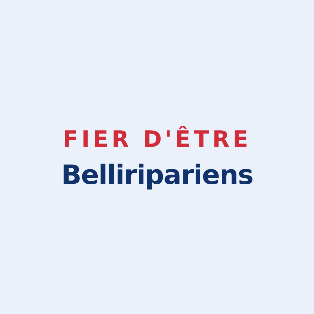 Sticker « Fier d'être Belliripariens » — design pour Beaurepaire