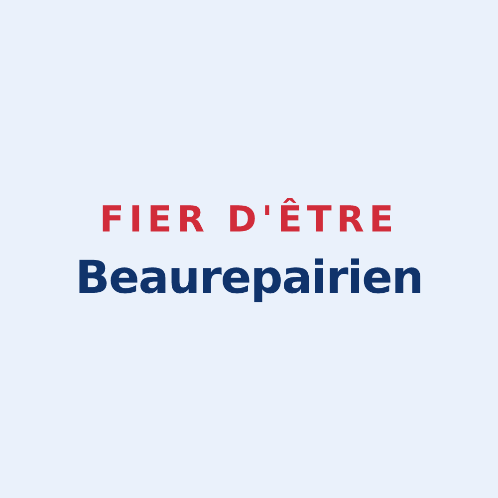 Sticker « Fier d'être Beaurepairien » — design pour Beaurepaire
