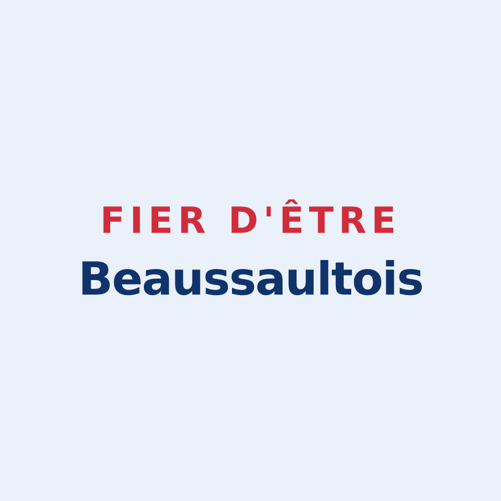 Sticker « Fier d'être Beaussaultois » — design pour Beaussault