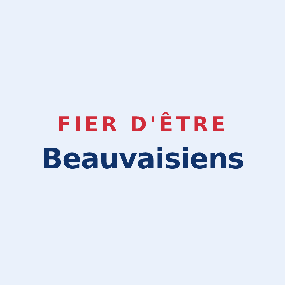 Sticker « Fier d'être Beauvaisiens » — design pour Beauvais-sur-Matha