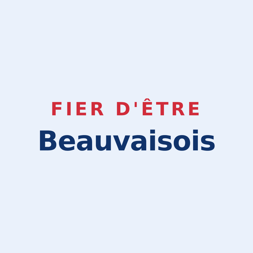 Sticker « Fier d'être Beauvaisois » — design pour Beauvais-sur-Tescou