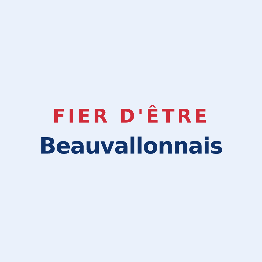 Sticker « Fier d'être Beauvallonnais » — design pour Beauvallon