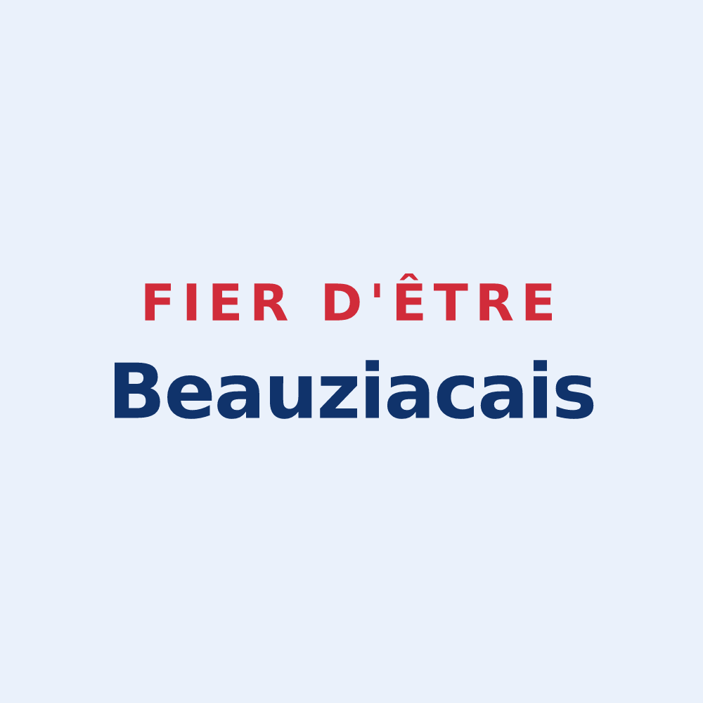 Sticker « Fier d'être Beauziacais » — design pour Beauziac