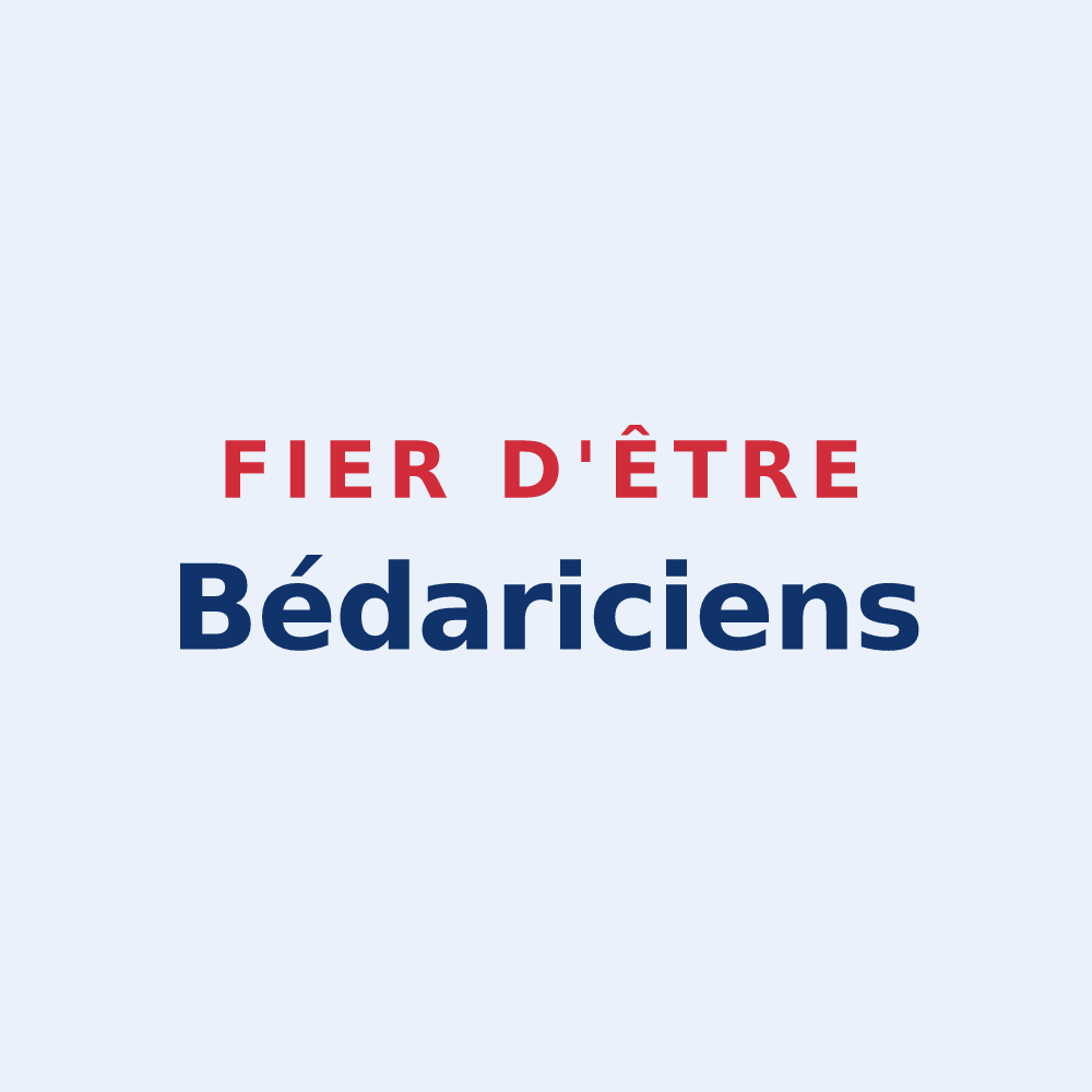 Sticker « Fier d'être Bédariciens » — design pour Bédarieux