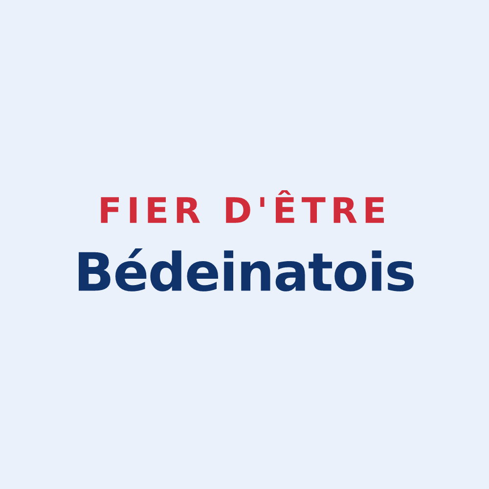Sticker « Fier d'être Bédeinatois » — design pour Bédeilhac-et-Aynat