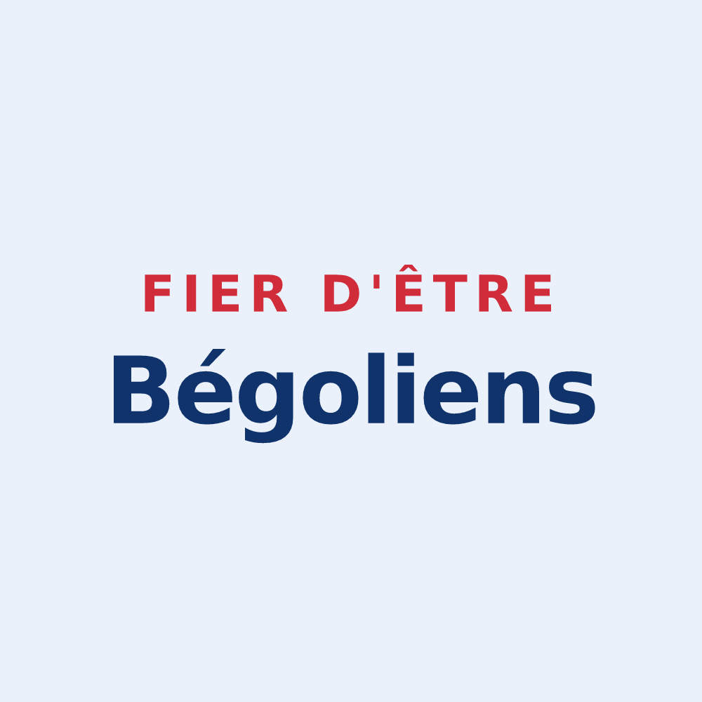 Sticker « Fier d'être Bégoliens » — design pour Bégole