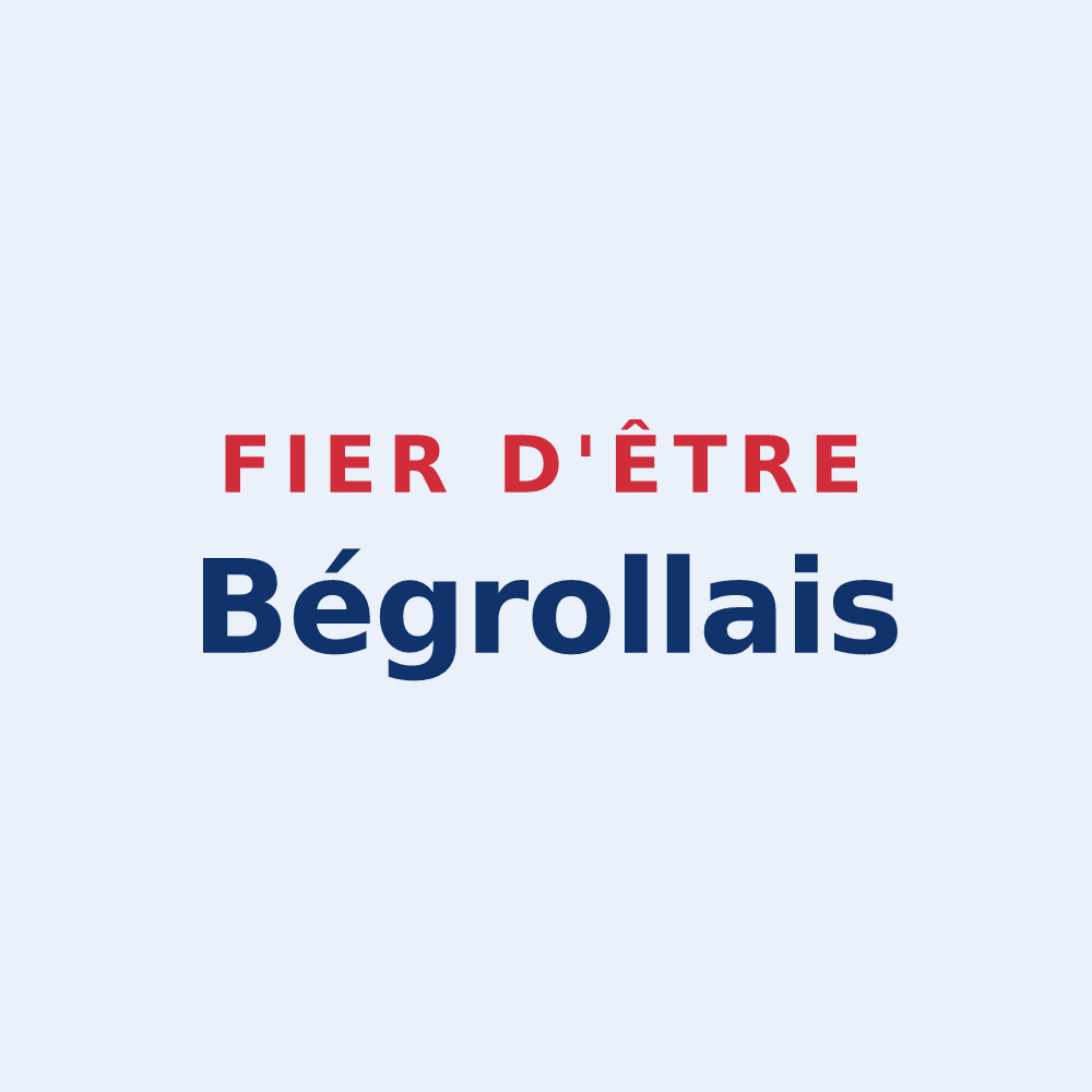 Sticker « Fier d'être Bégrollais » — design pour Bégrolles-en-Mauges