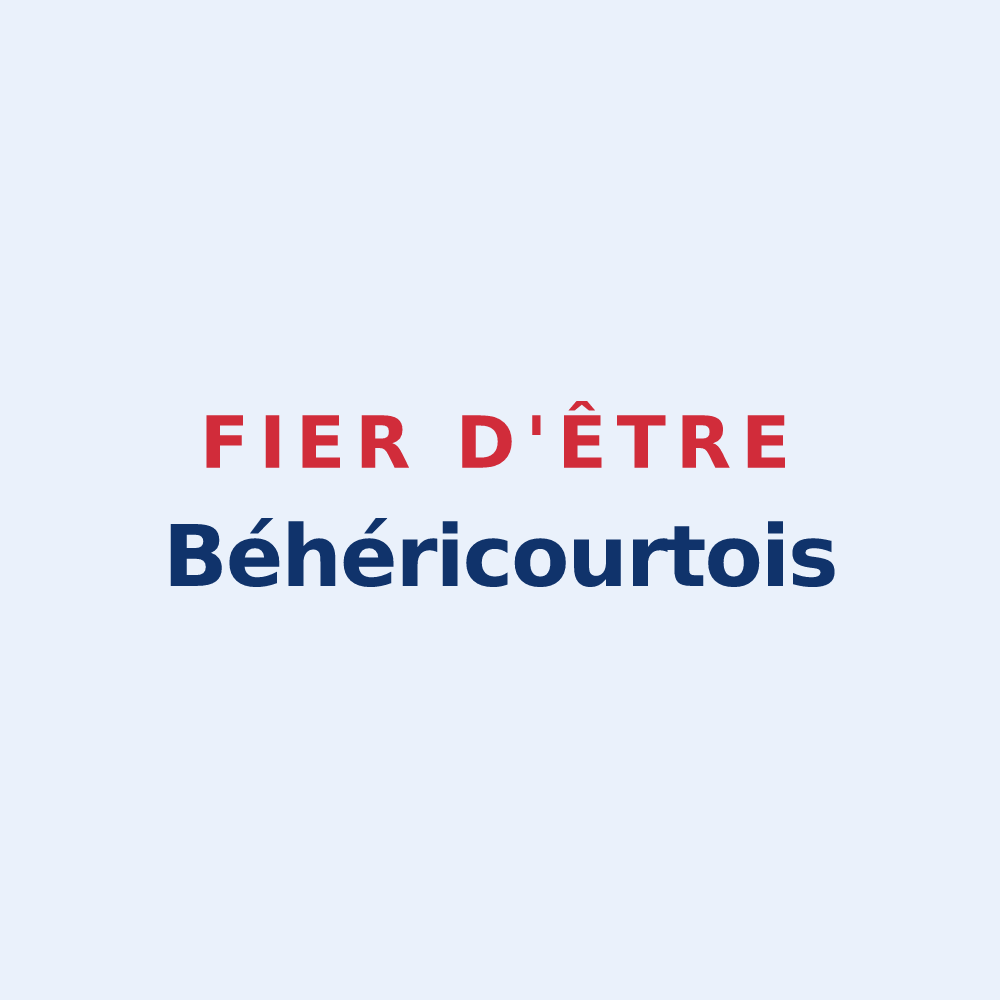 Sticker « Fier d'être Béhéricourtois » — design pour Béhéricourt