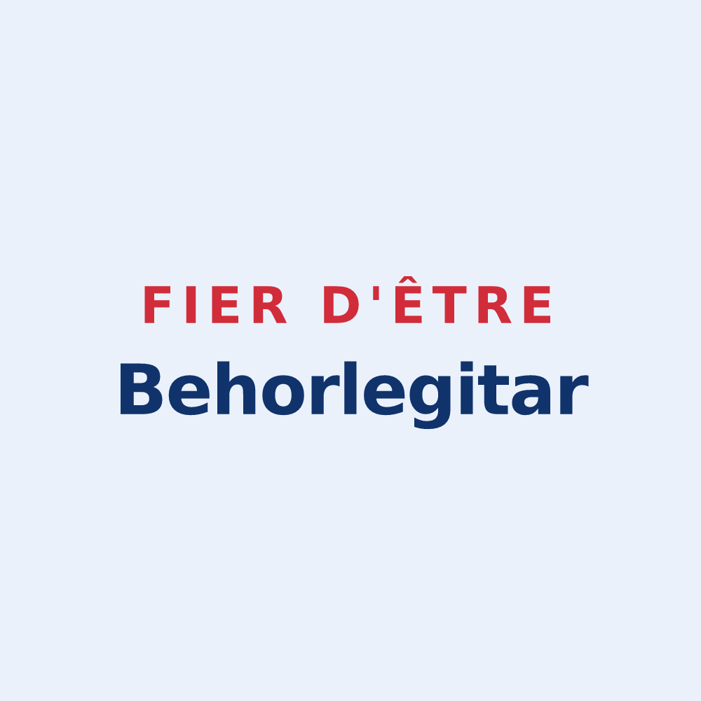 Sticker « Fier d'être Behorlegitar » — design pour Béhorléguy