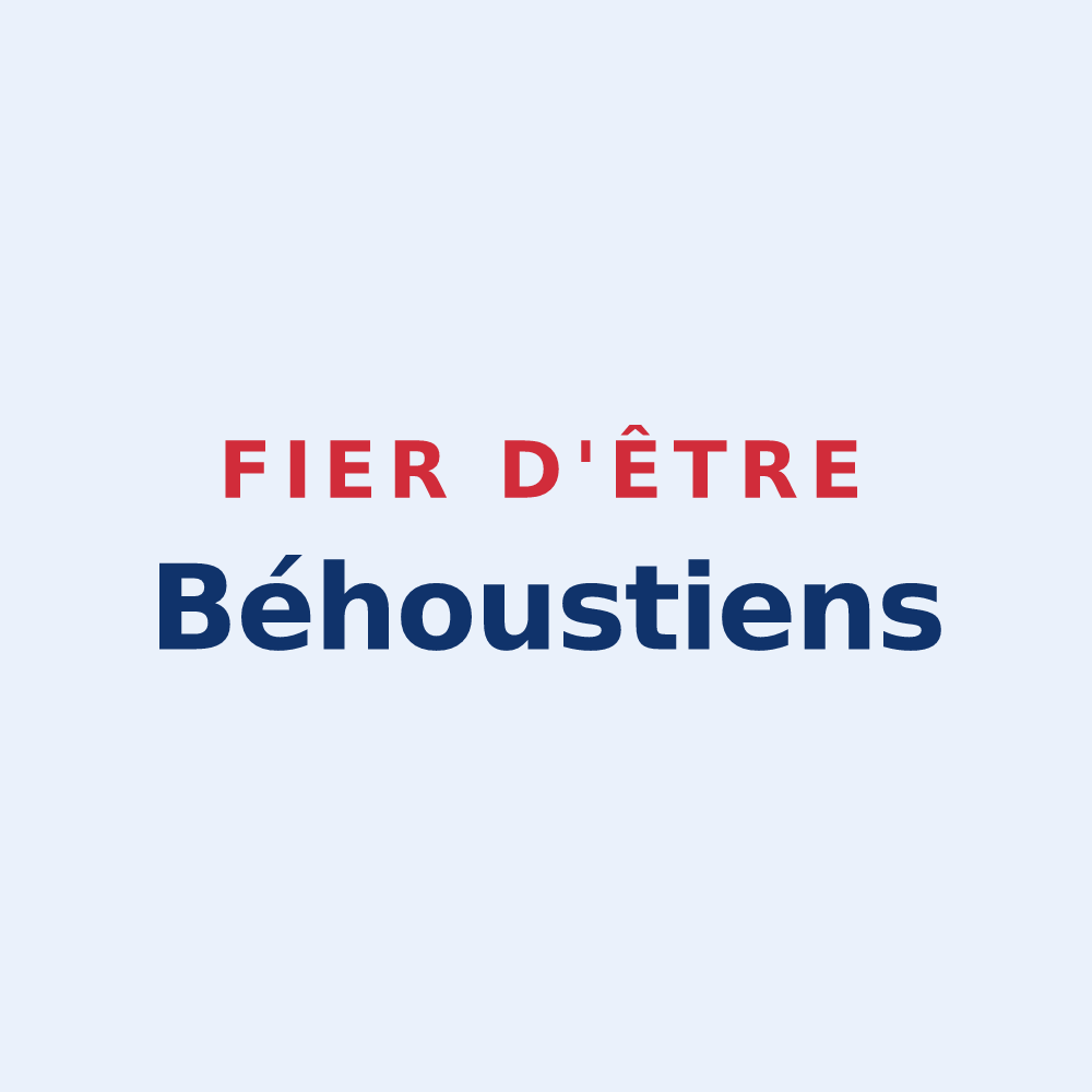 Sticker « Fier d'être Béhoustiens » — design pour Béhoust