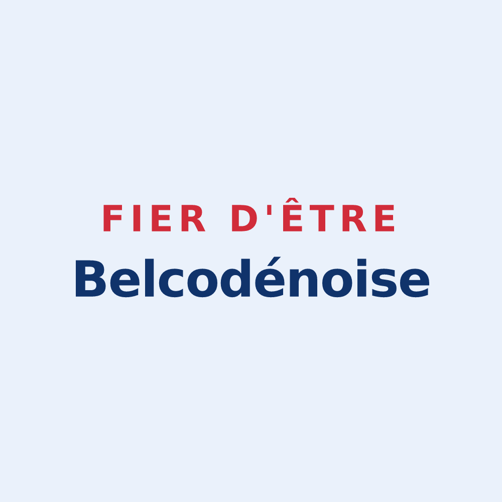 Sticker « Fier d'être Belcodénoise » — design pour Belcodène