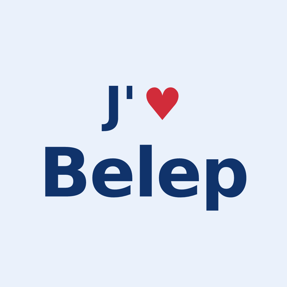 Sticker personnalisé Belep — design J'aime Belep