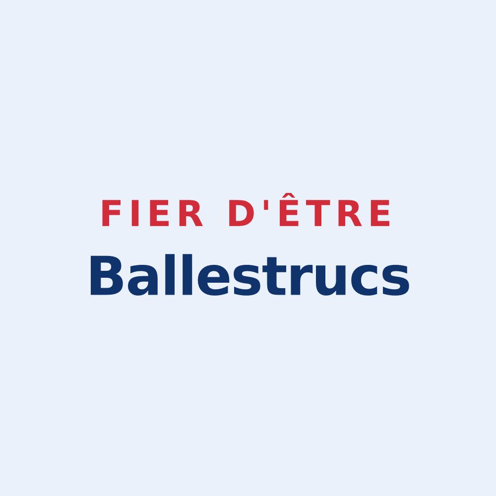 Sticker « Fier d'être Ballestrucs » — design pour Bélesta