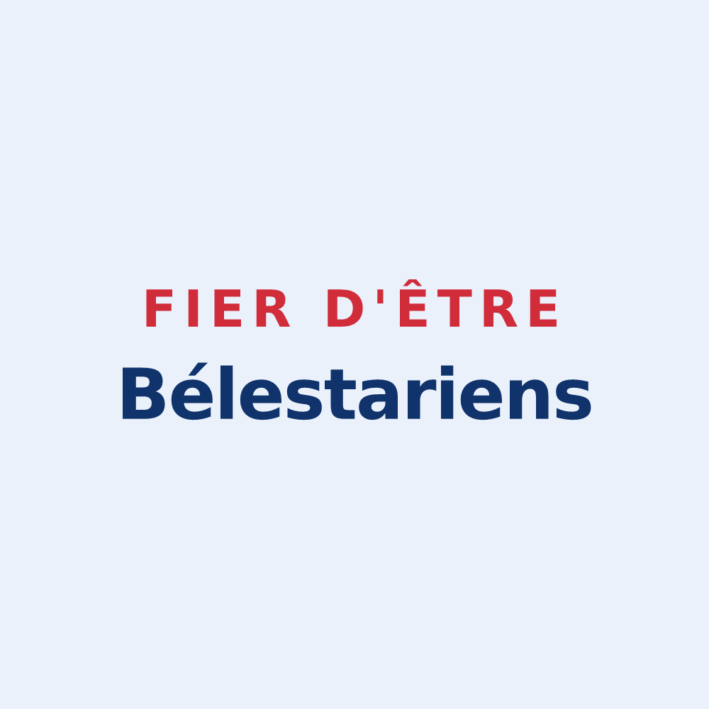 Sticker « Fier d'être Bélestariens » — design pour Bélesta