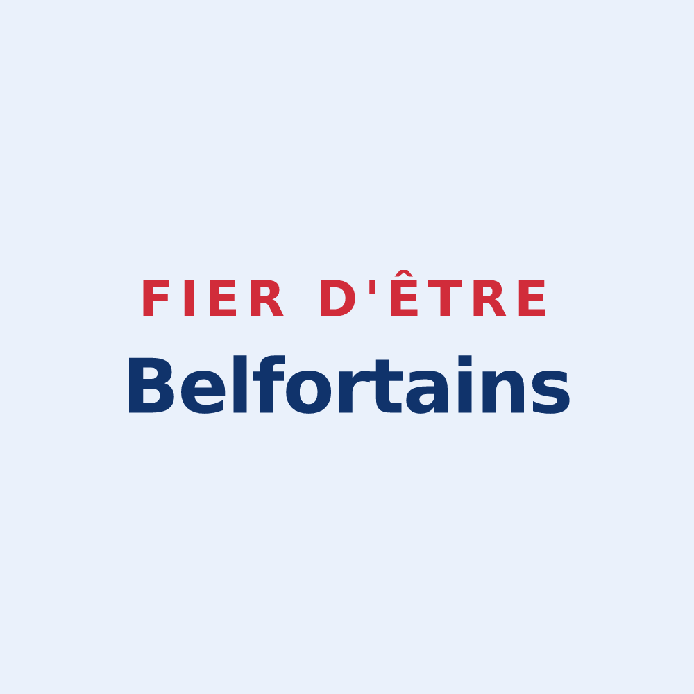 Sticker « Fier d'être Belfortains » — design pour Belfort