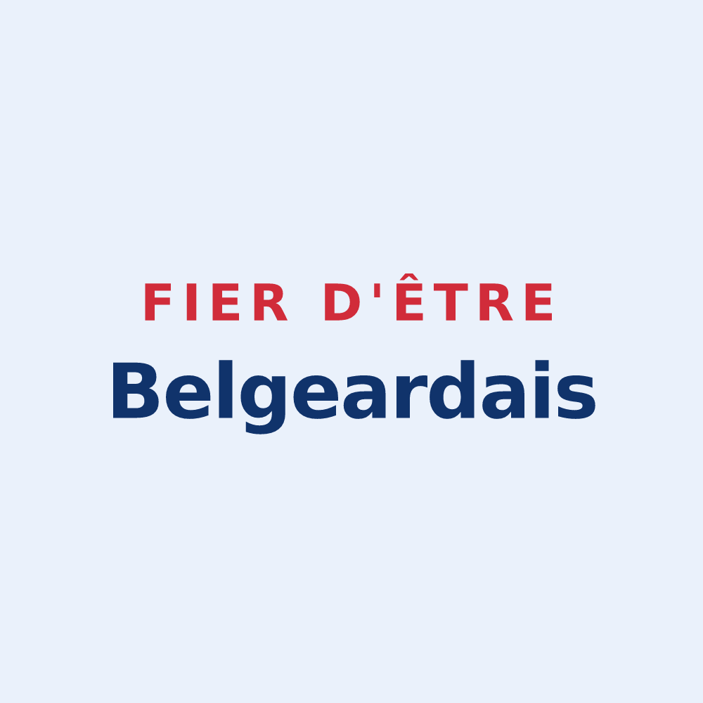 Sticker « Fier d'être Belgeardais » — design pour Belgeard
