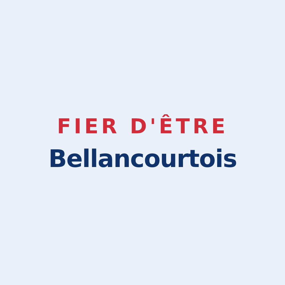 Sticker « Fier d'être Bellancourtois » — design pour Bellancourt