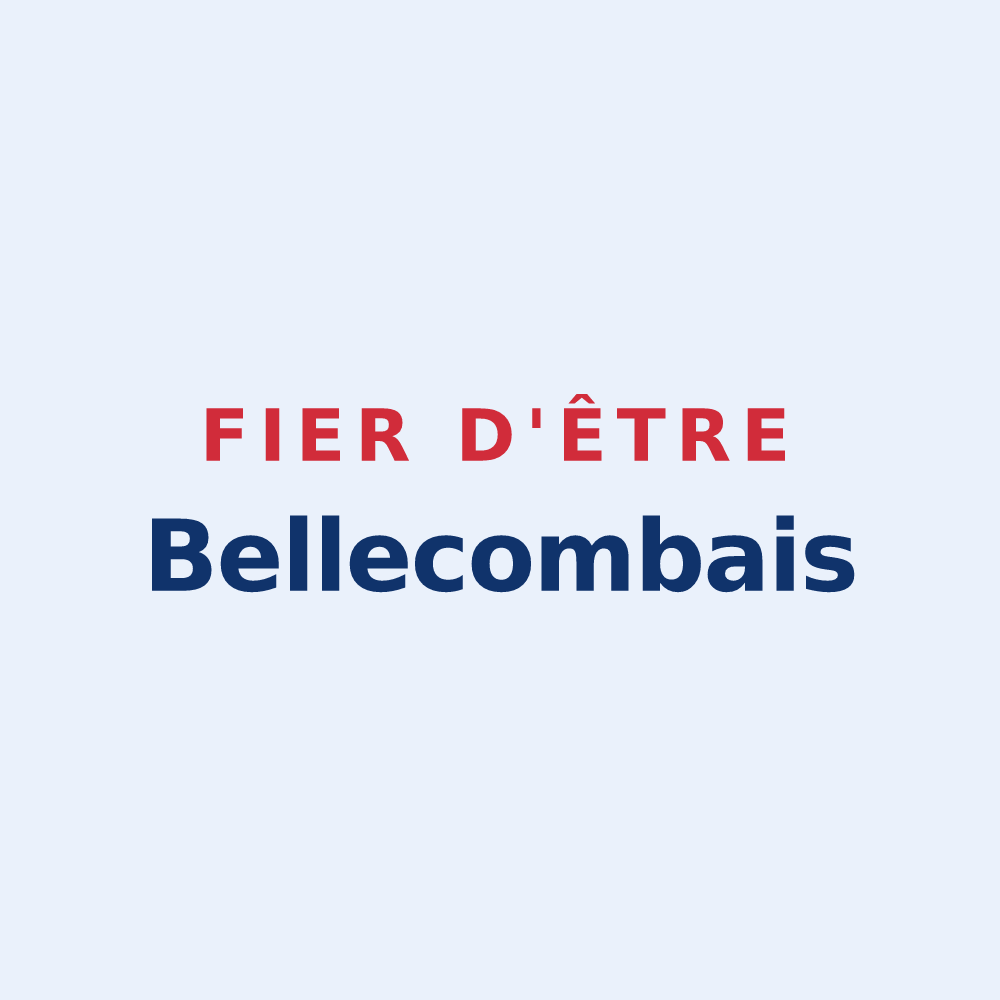 Sticker « Fier d'être Bellecombais » — design pour Bellecombe-en-Bauges
