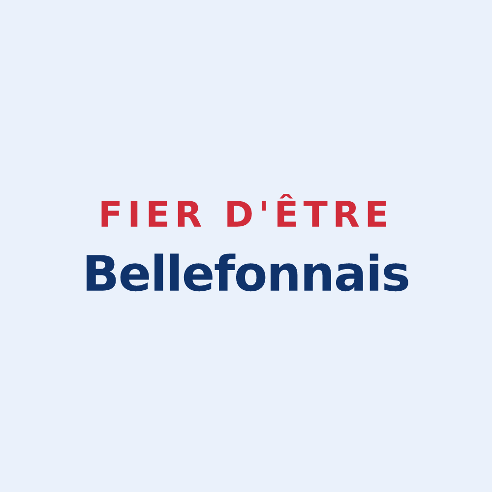 Sticker « Fier d'être Bellefonnais » — design pour Bellefond