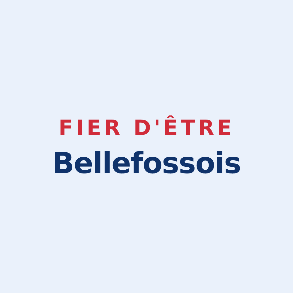 Sticker « Fier d'être Bellefossois » — design pour Bellefosse