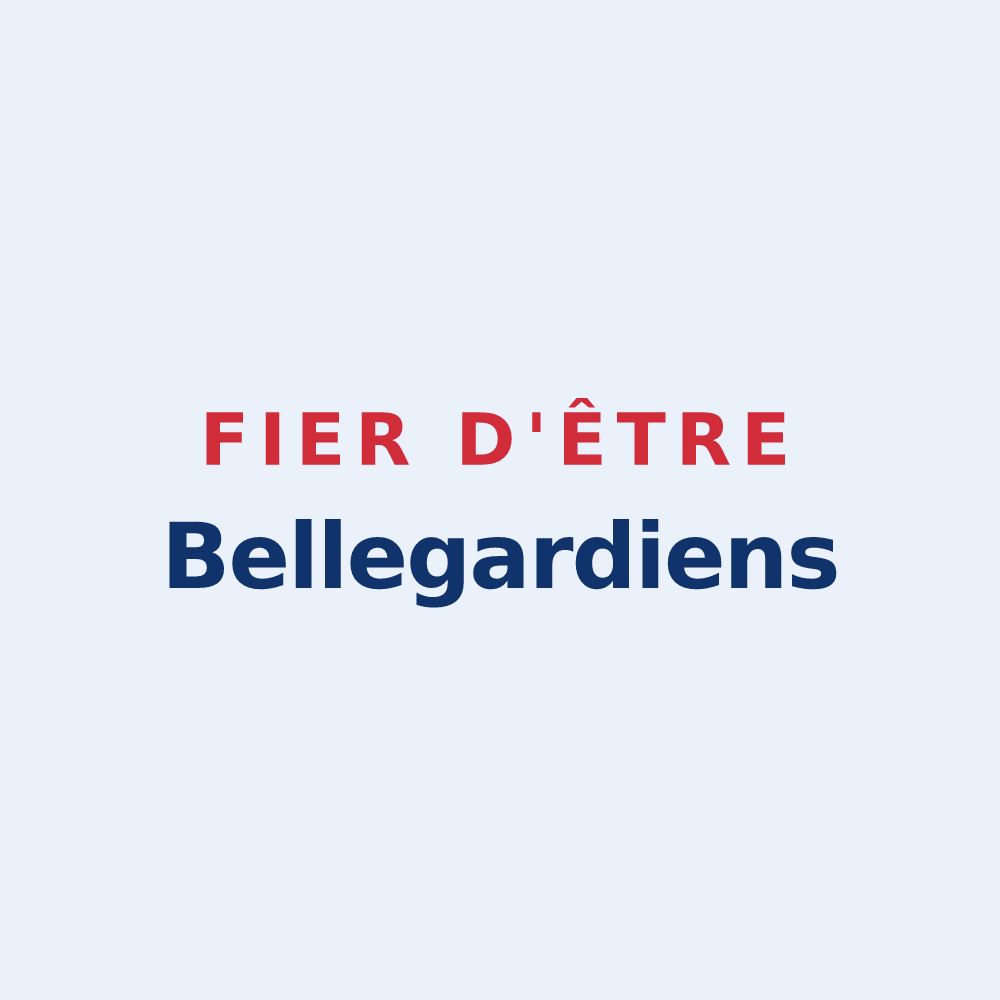 Sticker « Fier d'être Bellegardiens » — design pour Bellegarde-Sainte-Marie