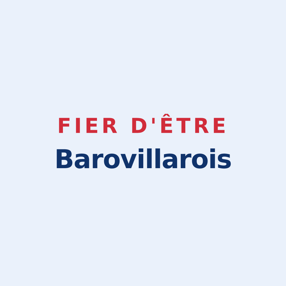 Sticker « Fier d'être Barovillarois » — design pour Bellemagny