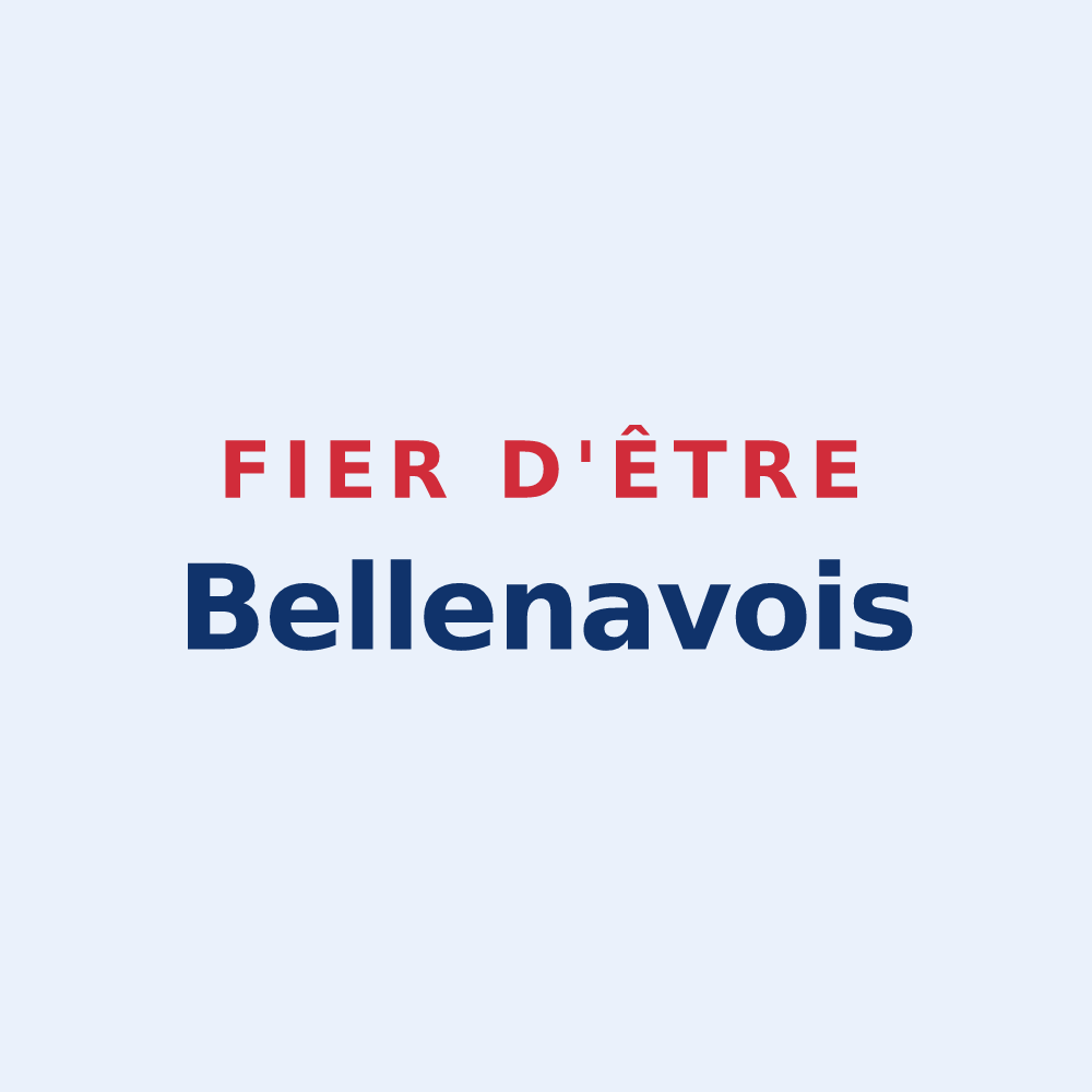 Sticker « Fier d'être Bellenavois » — design pour Bellenaves