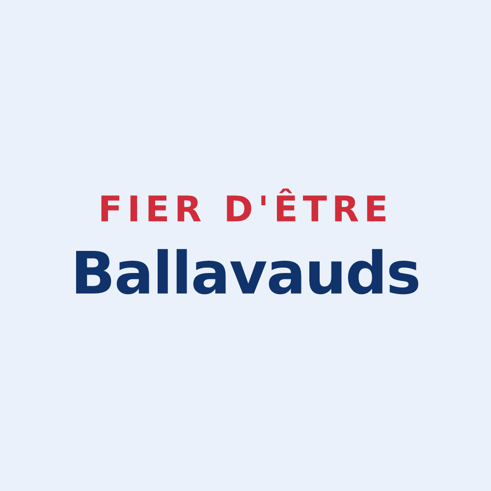 Sticker « Fier d'être Ballavauds » — design pour Bellevaux