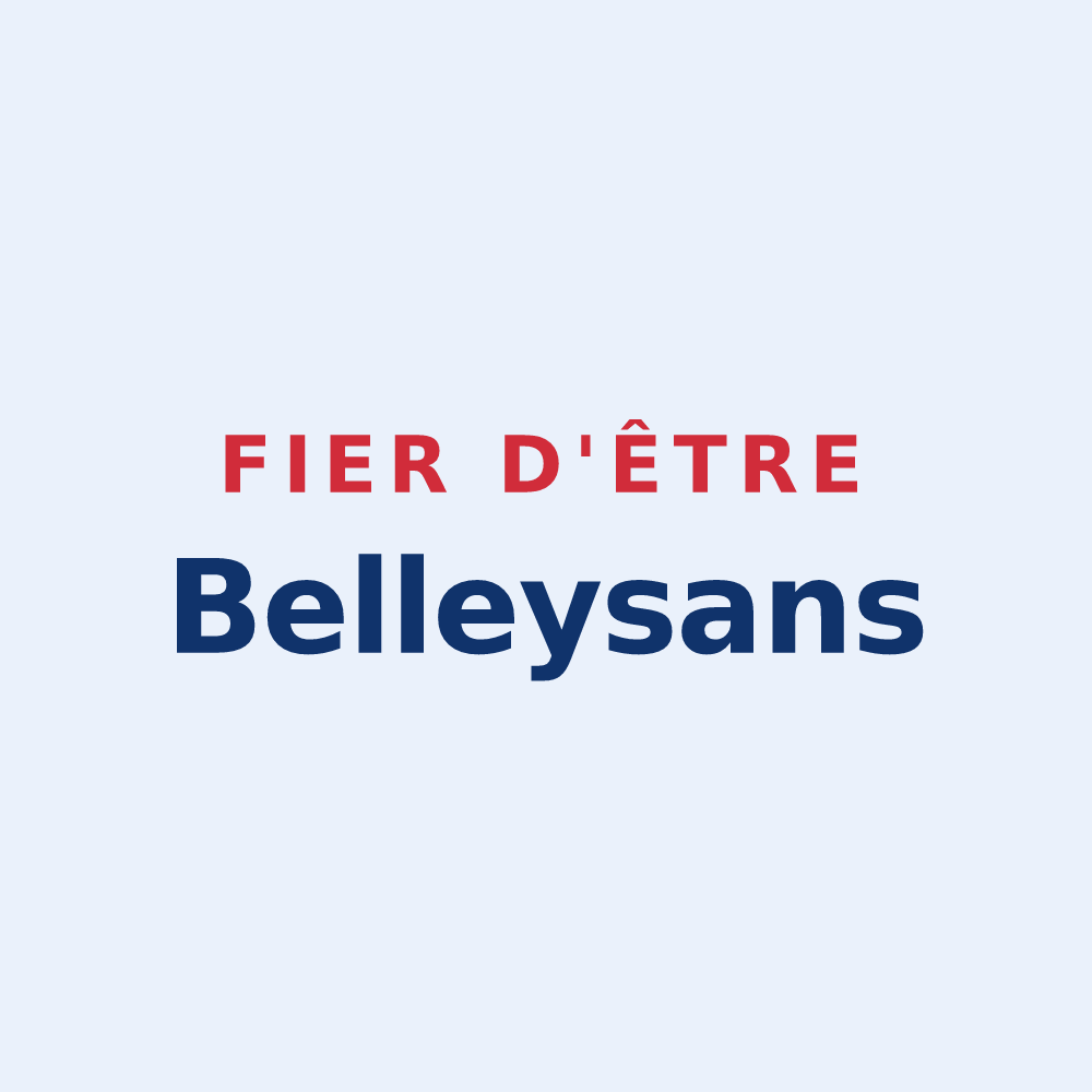 Sticker « Fier d'être Belleysans » — design pour Belley