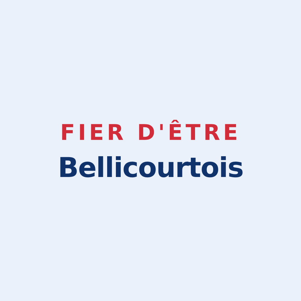 Sticker « Fier d'être Bellicourtois » — design pour Bellicourt